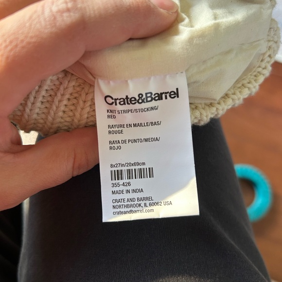 Crate and Barrel Striped Stockings - Picture 2 of 2